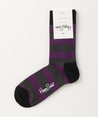 ＜ハッピーソックス/Happy Socks＞ レギュラーソックス(605022) 035・パープル 【三越・伊勢丹/公式】