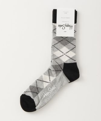 ＜ハッピーソックス/Happy Socks＞ レギュラーソックス(605080) 019・ブラック 【三越・伊勢丹/公式】