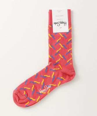 ＜ハッピーソックス/Happy Socks＞ レギュラーソックス(605065) 020・ピンク 【三越・伊勢丹/公式】