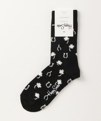 ＜ハッピーソックス/Happy Socks＞ レギュラーソックス(605067) 019・ブラック 【三越・伊勢丹/公式】