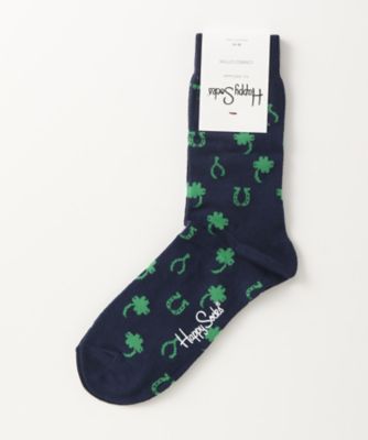 ＜ハッピーソックス/Happy Socks＞ レギュラーソックス(605067) 059・ネイビー 【三越・伊勢丹/公式】