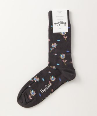 ＜ハッピーソックス/Happy Socks＞ レギュラーソックス(605068) 019・ブラック 【三越・伊勢丹/公式】