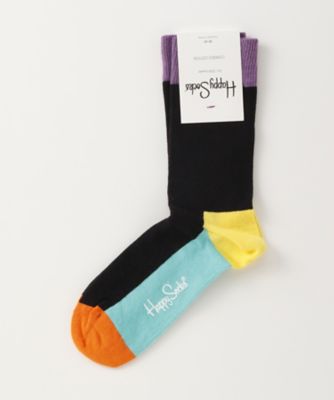 ＜ハッピーソックス/Happy Socks＞ レギュラーソックス(605012) 019・ブラック 【三越・伊勢丹/公式】