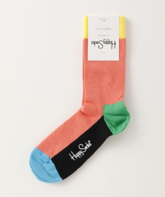 ＜ハッピーソックス/Happy Socks＞ レギュラーソックス(605012) 060・イエロー 【三越・伊勢丹/公式】