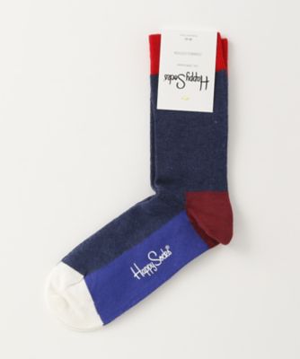 ＜ハッピーソックス/Happy Socks＞ レギュラーソックス(605012) 059ネイビー 【三越・伊勢丹/公式】