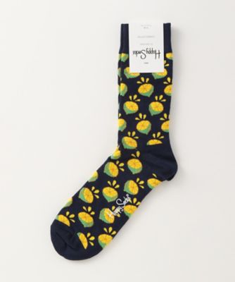 ＜ハッピーソックス/Happy Socks＞ レギュラーソックス(605063) 059・ネイビー 【三越・伊勢丹/公式】