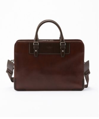 ＜フジタカ/FUJITAKA＞ ▼A4ビジネスバッグ(610501) チョコ 【三越・伊勢丹/公式】