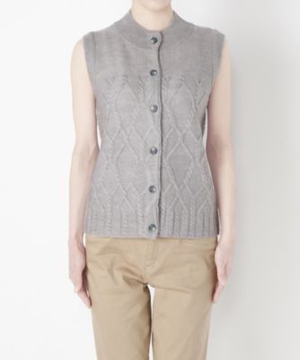 ＜McGREGOR＞ 変形アラン柄セーター(311897602) GREY(35) 【三越・伊勢丹/公式】