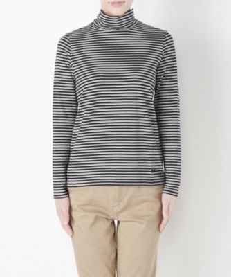 ＜McGREGOR＞ ベア天ボーダーカット アンド ソーン(311717610) NAVY(49) 【三越・伊勢丹/公式】
