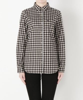 ＜McGREGOR＞ ピケチェック起毛シャツ(311177617) BLACK(39) 【三越・伊勢丹/公式】