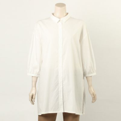 ＜グリーンノート/green nout＞ 大きいサイズ シャツチュニック(7705602)(クローバー) オフホワイト(900) 【三越・伊勢丹/公式】