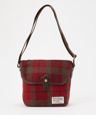 【SALE（三越）】＜ハリスツィード＞ HEショルダー(40124) タータンレッド 【三越・伊勢丹/公式】