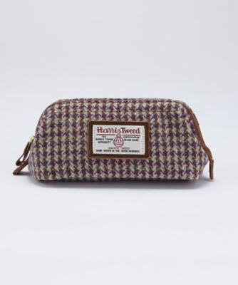 【SALE（三越）】＜ハリスツィード＞ HEポーチ(44149) ハウンズトゥース 【三越・伊勢丹/公式】