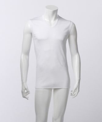 ＜イセタンメンズ/ISETAN MEN'S＞ スリーブレスシャツ(2891261) 90・白 【三越・伊勢丹/公式】