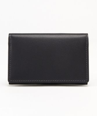 ＜キプリス/CYPRIS＞ ペルラネラ ササマチ名刺入れ(8444) ネイビーxダークブラウン 【三越・伊勢丹/公式】