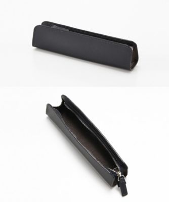 ＜キプリス/CYPRIS＞ ペルラネラファスナーペンケース(8447) ネイビーxダークブラウン 【三越・伊勢丹/公式】