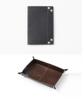 ＜キプリス/CYPRIS＞ ペルラネラトラベルトレー(8448) ネイビーxダークブラウン 【三越・伊勢丹/公式】