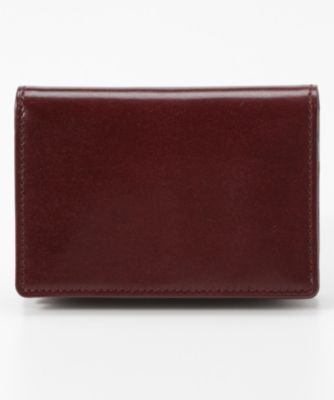 ＜キプリス/CYPRIS＞ コーエックス2 中ベロ付き名刺入れ(8470) ワイン 【三越・伊勢丹/公式】