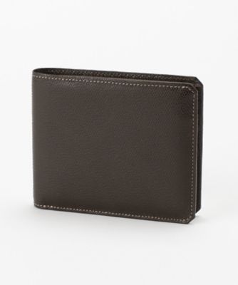 ＜キプリス/CYPRIS＞ トリロジー 二つ折り財布(小銭入れなし)(8532) チョコxトープ 【三越・伊勢丹/公式】