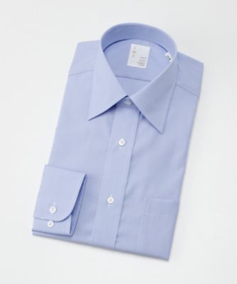 ＜イムズ/IMZ＞ 長袖ドレスシャツ/白ドビー/レギュラーカラー(ZMD711-150) 150・スカイブルー 【三越・伊勢丹/公式】