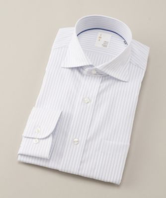 【SALE（三越）】＜イムズ/IMZ＞ 形態安定/ホリゾンタルカラー/ストライプ柄/長袖ドレスシャツ(ZMD825-450) 【三越・伊勢丹/公式】