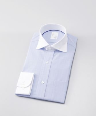 【SALE（三越）】＜イムズ/IMZ＞ 長袖ワイシャツ(ZMD323-550) 550・ブルー 【三越・伊勢丹/公式】