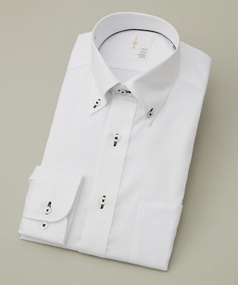 【SALE（三越）】＜イムズ/IMZ＞ 【S】長袖ドレスシャツ(ZMD923-200) 200・ホワイト 【三越・伊勢丹/公式】