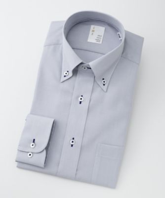 【SALE（三越）】＜イムズ/IMZ＞ 【S】長袖ドレスシャツ(ZMD924-380) 380・グレー 【三越・伊勢丹/公式】