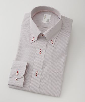 【SALE（三越）】＜イムズ/IMZ＞ 【S】長袖ドレスシャツ(ZMD924-415) 415・ワイン 【三越・伊勢丹/公式】