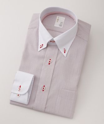 【SALE（三越）】＜イムズ/IMZ＞ 長袖ドレスシャツ(ZMD925-415) 415・ワイン 【三越・伊勢丹/公式】
