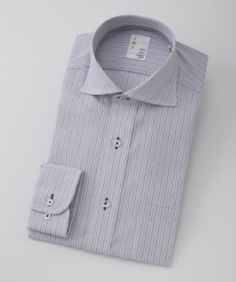 【SALE（三越）】＜イムズ/IMZ＞ 【S】長袖ドレスシャツ(ZMD928-465) 465・パープル 【三越・伊勢丹/公式】