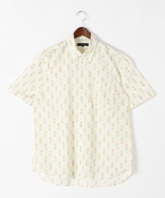 【SALE（伊勢丹）】 【S】【紳士大きいサイズ】半袖ボタンダウンシャツ(53901) イエロー 【三越・伊勢丹/公式】