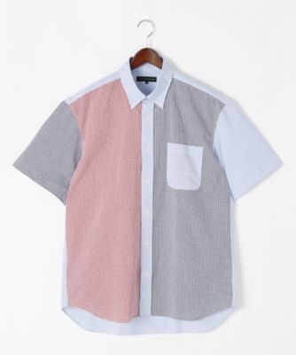 【SALE（伊勢丹）】 【S】【紳士大きいサイズ】半袖ボタンダウンシャツ(53911) サックス 【三越・伊勢丹/公式】