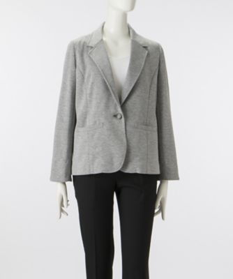 【SALE（伊勢丹）】 大きいサイズ &starf;<ヒロタ>Wフェイスジャケット(267523)(クローバー) グレー 【三越・伊勢丹/公式】