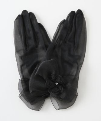 ＜プチソワール/PETITSOIR＞ 手袋(5549020) クロ(00) 【三越・伊勢丹/公式】