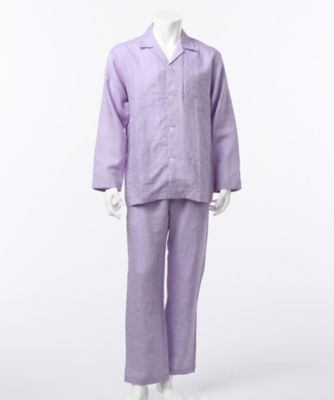【SALE（三越）】＜コンフォートインデックス/COMFORT INDEX＞ 【S】長袖リネンテーラ-パジャマ(0845100) 24・パープル 【三越・伊勢丹/公式】
