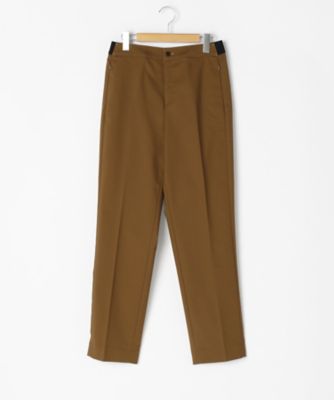 ＜ensuite＞ 大きいサイズ コッティーヌ平二重織パンツ(5417340054)(クローバー) ベージュ(83*) 【三越・伊勢丹/公式】