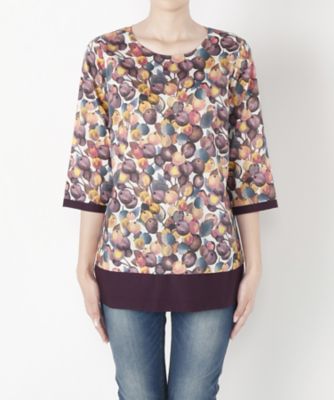 ＜ensuite＞ Winter Berryブラウス(5407320055) ワイン(76) 【三越・伊勢丹/公式】