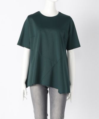 【SALE（伊勢丹）】＜ensuite＞ 大きいサイズ アシメトリーフレアカット アンド ソーン(5417370008)(クローバー) グリーン(48*) 【三越・伊勢丹/公式】