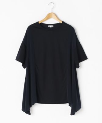 【SALE（伊勢丹）】＜ensuite＞ 大きいサイズ ハリジェンヌライトデシンカット アンド ソーン(5417370057)(クローバー) ネービー(39*) 【三越・伊勢丹/公式】