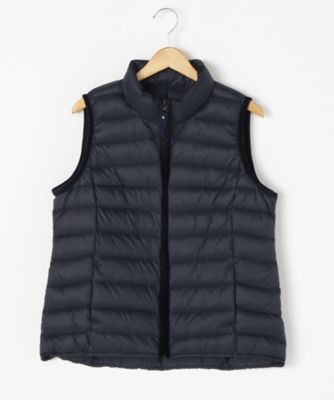 ＜ensuite＞ 大きいサイズ ライトダウンベスト(5417404000)(クローバー) ネービー(39*) 【三越・伊勢丹/公式】