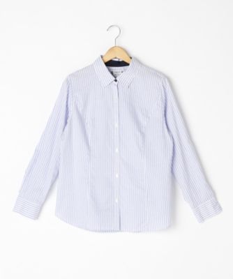 ＜ensuite＞ 大きいサイズ GARDENシャツ(5417420056)(クローバー) ブルー(36*) 【三越・伊勢丹/公式】