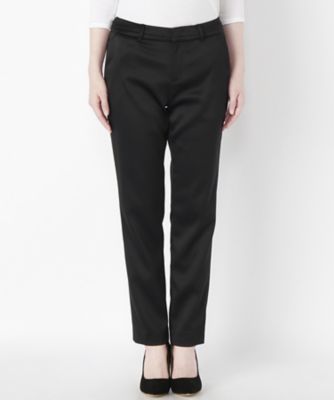 ＜ensuite＞ ダブルサテンパンツ(5407440065) ブラック 【三越・伊勢丹/公式】