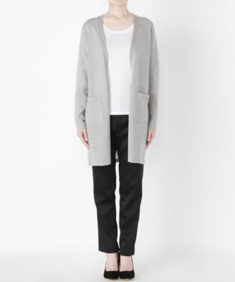 ＜ensuite＞ CASH WOOLニットロングカーディガン(5407460057) グレー 【三越・伊勢丹/公式】