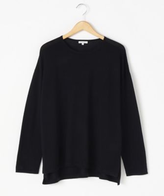 ＜ensuite＞ 大きいサイズ CASH WOOLニットプルオーバー(5417460071)(クローバー) ネービー(39*) 【三越・伊勢丹/公式】