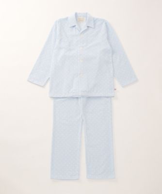 ＜コンフォートインデックス/COMFORT INDEX＞ 長袖テーラーパジャマ(0128457601) 34・ブルー 【三越・伊勢丹/公式】