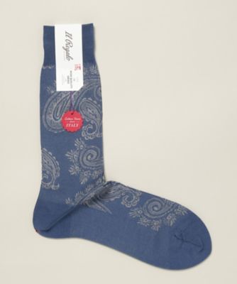 ＜イル レガロ/Il Regalo＞ ビジネス靴下(0163747154) 36・ブルー 【三越・伊勢丹/公式】