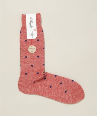 【SALE（三越）】＜イル レガロ/Il Regalo＞ 【S】カジュアル靴下(0163747202) 75・レッド 【三越・伊勢丹/公式】