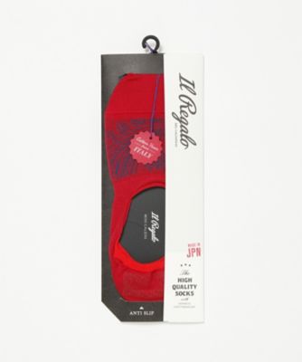 ＜イル レガロ/Il Regalo＞ シューズイン靴下(0163747303) 75・レッド 【三越・伊勢丹/公式】