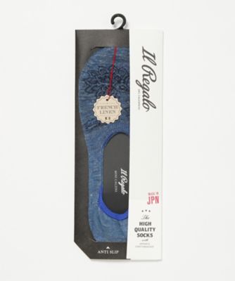 ＜イル レガロ/Il Regalo＞ シューズイン靴下(0163747308) 36・ブルー 【三越・伊勢丹/公式】